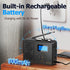 Hernido Cassette Player/MP3 Portable Tape Player, FM Radio/USB Digital Converter, Built-in Dual Stereo Speaker