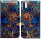 Note 10 Plus Leather Case for Samsung Galaxy, Gorgeous Colours Circle Card Slot Wallet Cover
