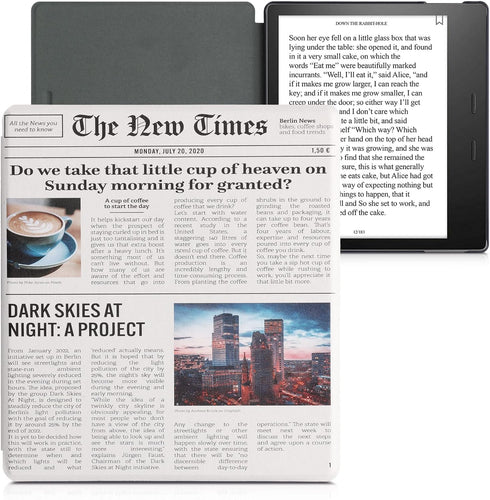 kwmobile 10. Case Compatible with Amazon Kindle Oasis Generation Case - eReader Cover - Front Page
