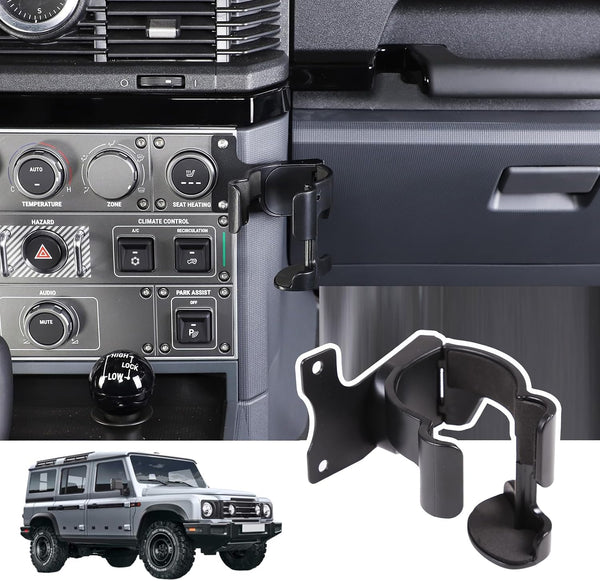 Car Multifunctional Cell Phone Holder, 2-in-1 Center Console Holder, Compatible with Ineos Grenadier