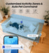 Veise 2K 360 2-Way 2.4GHz Indoor Camera for Home Security, Wireless WiFi Pet & Baby Monitor with Phone App, AI Motion