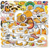 CHVISO 60PCS Japanese Lazy Egg Kawaii Stickers, Vinyl Waterproof Stickers for Kids, Teens, Adults