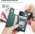 Bocasal Crossbody Wallet Case for iPhone 12/12 Pro, Zipper Card Slot Protector, Shockproof Purse Cover with Removable