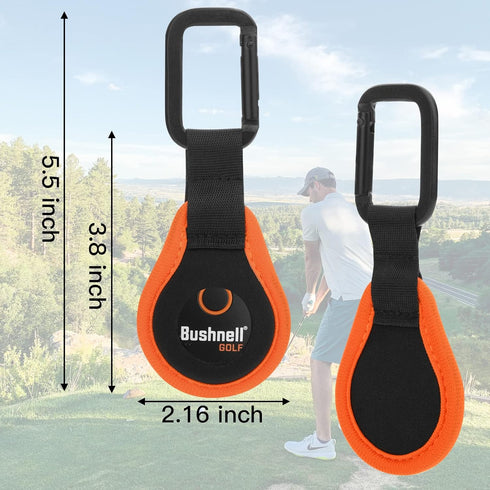 Protective Case for Bushnell Wingman/Bushnell Wingman 2 Golf GPS Speaker Remote Button Cover Holder with Carabiner, Lightweight Neoprene Replacement Protective Cover