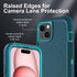 YKHJKLEC 15 3 1 2Pcs for iPhone Case, Compatible with Magsafe, Military Grade in Heavy Duty Shockproof/Drop Proof/Dust