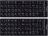 CaseBuy 2PCS Thai Keyboard Stickers, Thai-English Keyboard Letters Replacement Sticker White Font on