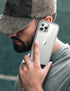 SUPCASE for iPhone 13 Pro Max Case, Clear Shockproof Protective Phone Case with Screen Protector, Silver