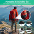 SEVENKA 2 Mini Speakers, 3W Portable Small Wireless Speaker with Lanyard, Water Resistant, Wireless Stereo Pairing