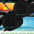 Two Large Black Heavy Duty Marine Wakeboard Tower Pod Speaker Covers for Large Round Boat Speakers