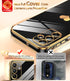 LeYi Love Heart Plating Women Cute Luxury Soft TPU Shockproof Case for Samsung Galaxy A15 5G with Tempered Glass Screen
