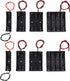 (Pack of 8) AAA Battery Holder Bundle, 2Pcs Single AAA, 2Pcs 2X 1.5V, 2Pcs 3 AAA, 2Pcs 4X 1.5V Battery Holders