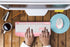 Impecca Pink Wireless Keyboard and Mouse Combo - Full-Sized Ergonomic Keyboard with Palm Rest, Spill Resistant