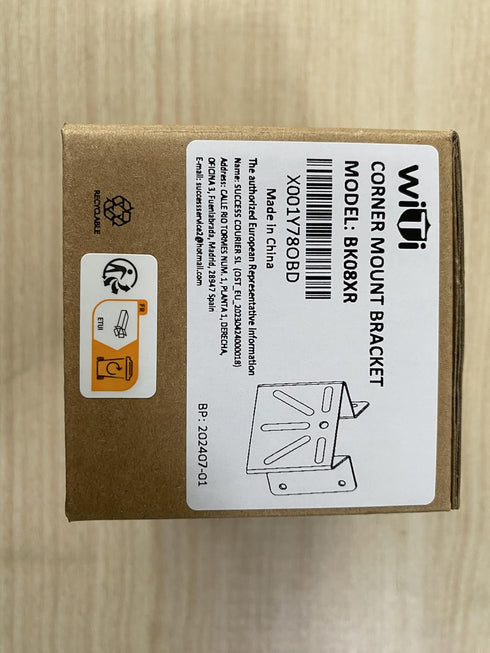WiTi Stainless Steel Exterior Wall Corner Mount for PTZ Camera, Solid Holder Bracket for CCTV