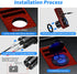 KEWIG 2Pcs 12V USB Outlet Quick Charge 3.0 USB Charger Sockets & Dual PD Type-C Ports, USB Cigarette Lighter Socket