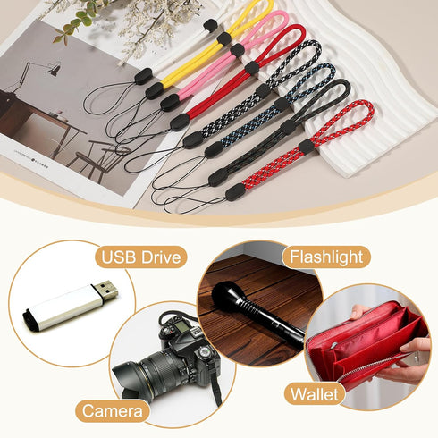 Adjustable Nylon Wrist Strap for Cameras and Phones - Versatile Lanyard for Keys and USB