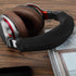 Geekria Flex Fabric Headband Cover for ATH-MSR7, Easy DIY Installation, Black