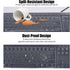 CaseBuy 104/107 Clear Desktop Computer Keyboard Cover Skin for PC Keys Standard Keyboard, Anti Dust Waterproof Keyboard