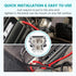 3 Way Power Distribution Block Zinc-Alloy, 0/2/4 Gauge in 4/8 Gauge Out, Auto Car Audio Distribution Connecting Block