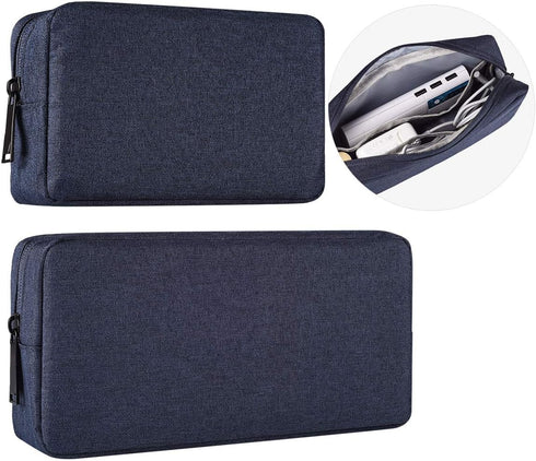 2-Pack Portable Storage Pouch Bag, Universal Electronics Accessories Case Cable Organizer Compatible