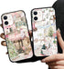 Aoldimu Aesthetics Christmas Collage Phone Cases for iPhone 12/12 Pro Case Merry Christmas