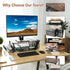 (2-Tier Management,66LBS/30KG, Desk Organizers and Accessories Monitor Riser, Monitor Stand with Drawer Drawers)