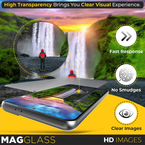 magglass Tempered Glass Screen Protector for Samsung S21 FE (Matte)