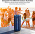 Xuevcn 360 Sound,IP65 Bluetooth Speaker, Portable Bluetooth Speakers with Wireless Stereo Pairing, Built in Mic, HD