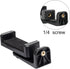 BONFOTO Universal Cell Phone Tripod Mount Adapter, Adjustable with Padded Clip, Rotates Vertical and Horizontal