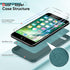 LeYi 8 7 2 Pack for iPhone Plus Case: iPhone Plus Case with Tempered Glass Screen Protectors, Shockproof Full-Body
