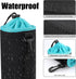 Sopoloray 4Pcs Bag,4 Set Camera Lens Case Sizes Blue Water Resistant Protective Lens Pouch With Adjustable Drawstring