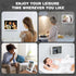 MoKo Shower Tablet Holder, Waterproof iPad Holder for Devices Up to 11", 360° Rotation Wall Mount