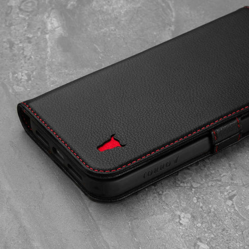 TORRO Case for iPhone 13 Pro, Premium Leather Wallet Case with Kickstand