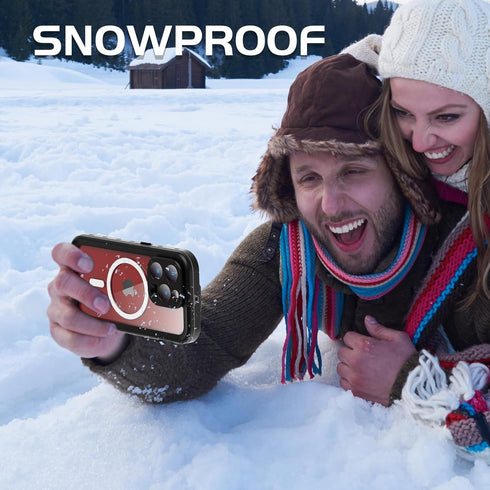 IP68 Waterproof Case for iPhone 15 Pro, with Built-in Screen Protector, Shockproof Dustproof Rugged Full Body Cover