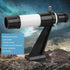 ASHATA 5x24 Finder Scope Mounting Bracket with Two Holes, Cross Hair Reticle Viewfinder, Adjustable Focusing Wheel