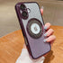 Misscase 17 for iPhone Magnetic Glitter Case Compatible with MagSafe,Full Protection Slim Shockproof Anti-Scratch Case