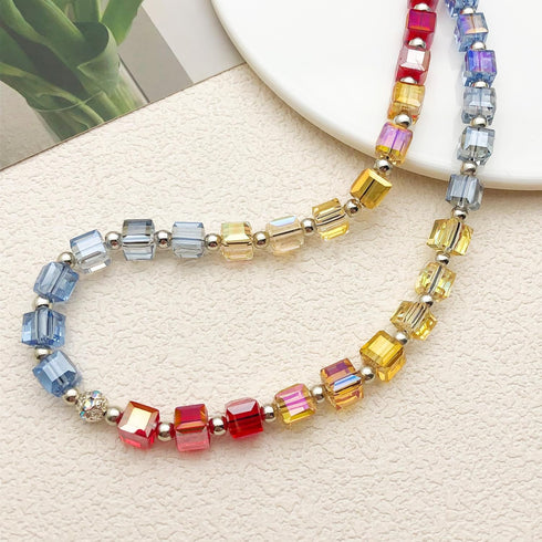 MOTOFITOOL Beaded Camera Wrist Strap Cute Digital Camera Charm Lanyard Phone Chain Keychain Beaded Phone Lanyard Bag