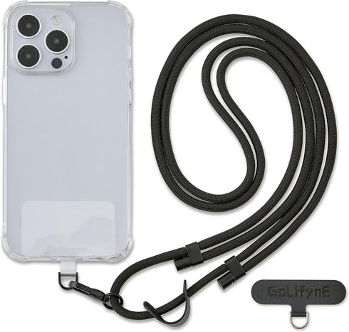 Universal Phone Lanyard, Anti-Theft Crossbody Strap for iPhone 16 Pro Max and