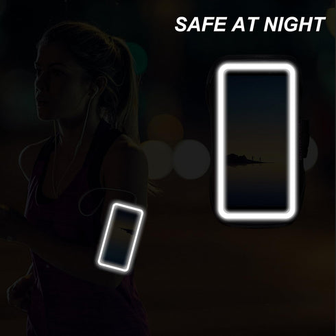 Armband for Galaxy Note 20/10+/9/8, Sweatproof Running Exercise Bag with Fingerprint Touch/Key Holder and Card Slot