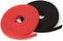 Fire Retardant Reusable Cable Ties Roll, Heat Resistant Ties, 1/2" Wide, 16 Feet Long - Black