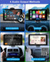 Aonerex 7" Wireless CarPlay Screen Android Auto for Car, Touch Screen Naivgation Portable Car Stereo CarPlay Bluetooth