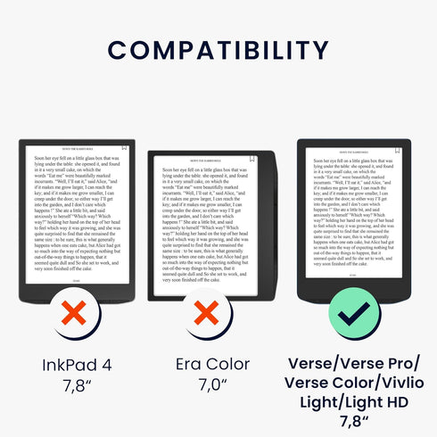 kwmobile Summer Case Compatible with Pocketbook Verse/Verse Pro/Verse Color/Vivlio Light/Light HD Case - eReader Cover