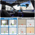Keuvirya 4.7-12.9" 12.9 360 Heavy Duty Aluminum iPad Suction Mount for Truck Car, Anti-Shake Dashboard Windshield