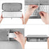 Geekria Hard Shell Protective Keyboard Carrying Case, Compatible with Magic Keyboard & Magic Mouse Combo