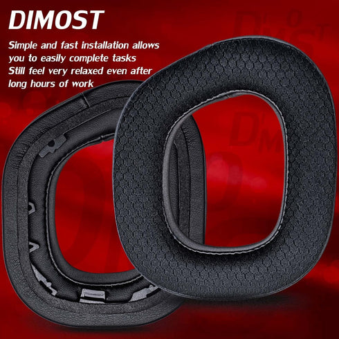 HS80 Cooling Gel Ear Pads Compatible with HS80 Headset, Thicker Enhanced Memory Foam with Breathable Mesh by DIMOST