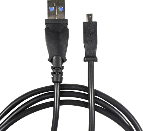 HQRP USB Cable/Cord for Kodak EASYSHARE C653, C663, C703, C713, C743, C763, C875, C913, CD33, CD40