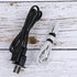 200 Pieces 0.5 Inch Small Elastic Silicone Rubber Bands, Strong Black Rubberbands for Wire and Cable Wrapping