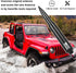 MFC 5.7" Black Antenna Mast - Compatible with Jeep Wrangler JK JL TJ Gladiator JT 1997-2024 Heavy Gauge Aluminum
