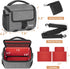GMAK 9'' 4.7'' 7.5'', Camera Bag for Photographers, Anti-shock Camera Shoulder Bags with Water-resistant Rain Cover