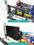 GLOTRENDS 2.5 inch SSD Mounting Bracket with SATA III Cable and SSD Screws for PCIe or PCI Slot Installation