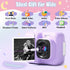 ETIKEZ 1080P 4 5 6 7 8 9 10 32GB 3 Kids Camera, Instant Digital Print Camera for Kids, Christmas Birthday Gifts